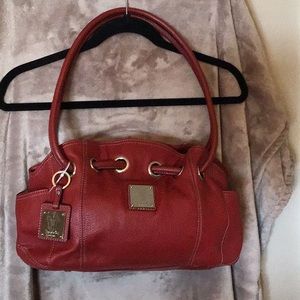 Tignanello Red Leather Purse